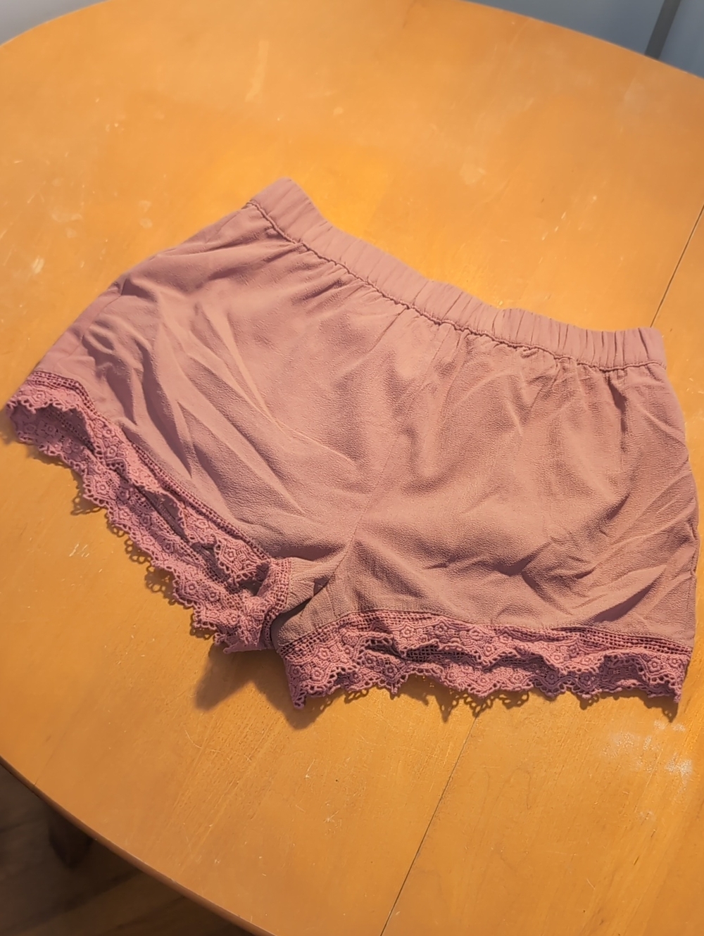 🍇 LAST CALL! Forever 21 Dusty Rose Lace-Trim Sleep Shorts